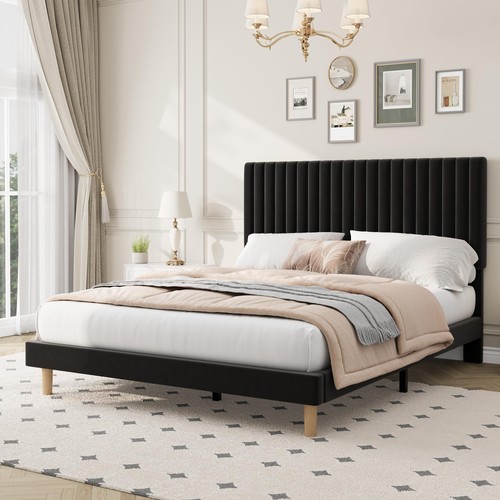 Queen size platform bed - 💎queen,